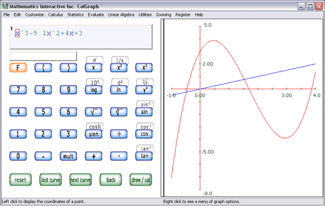 CalGraph screenshot